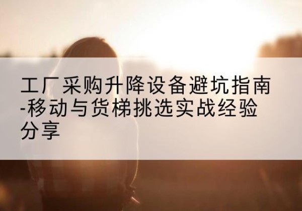 洛南移动式升降机怎么选-工厂采购升降设备避坑指南-移动与货梯挑选实战经验分享